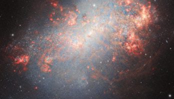 Gemini North Captures Starburst Galaxy Blazing Bright With Newly Forming Stars